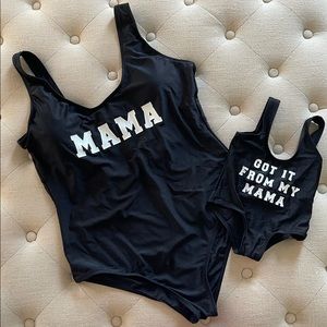 Mama & me matching bathing suits